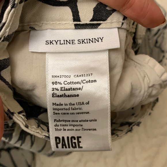 Paige Skyline skinny sz 25 - Picture 7 of 7